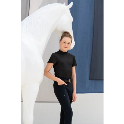 Afbeelding van Pikeur Rijlegging Lilith Highwaist Kids Full Grip Deep Ocean