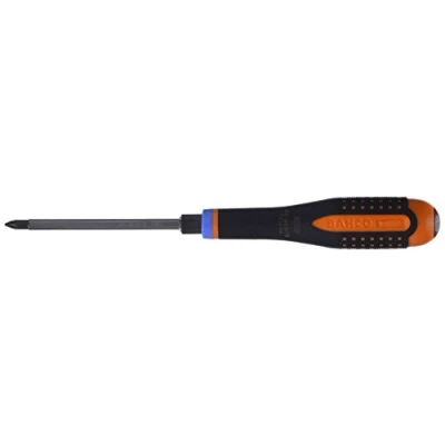 Afbeelding van Bahco Schroevendraaier ERGO™ driecomponentengreep doorlopend blad Pozodriv PZ1 x 100 mm retailverpakking SBE 8810TB