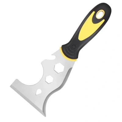 Afbeelding van 13 in 1 Schilders Tool Rvs Behang Verf Schraper Putty Mes Voor Decoreren Gipsplaten Afwerking Gips Schrapen Caulk Verwijdering Inclusief Roller Rechte Gebogen