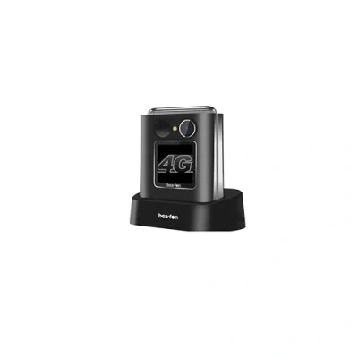 Afbeelding van Beafon, Fold10 LTE, klaptelefoon, SOS noodoproepknop, XL kleurenbinnendisplay 2,2 (5,58 cm), kleurenscherm van buitenaf 1,44 inch (3,65 fotocontactweergave, camera, lichtsignaal, tafellader,