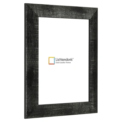 Afbeelding van Fotolijst Hout Zwart/Zilver 25x25 cm