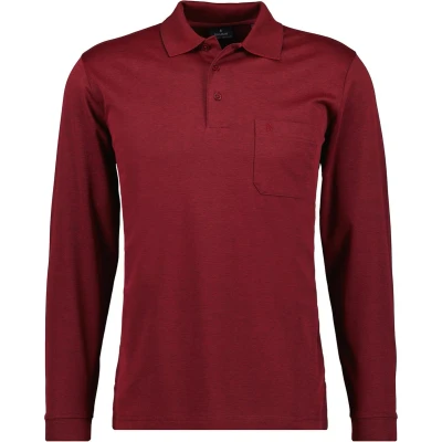 Afbeelding van Ragman Poloshirt, Heren, Maat: XL, Red