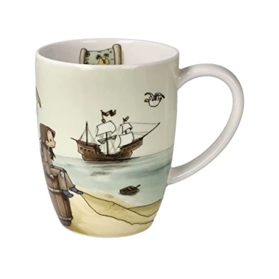 Afbeelding van Goebel Anouk Koffie / Thee Mok Schattenjacht Beker porselein 400ml