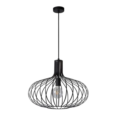 Afbeelding van Lucide MANUELA Hanglamp Ø 50 cm 1xE27 Zwart