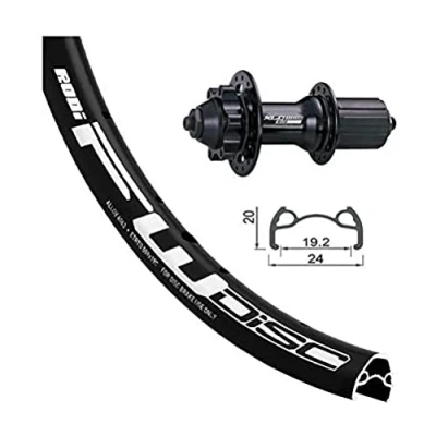 Afbeelding van Xlc Rodi A05 Evo 24&#039;&#039; 6b Disc Achterwiel Zwart 12 x 135 mm / Shimano/Sram HG