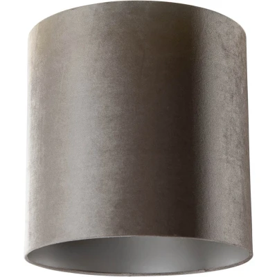 Afbeelding van QAZQA Velours lampenkap taupe 404040