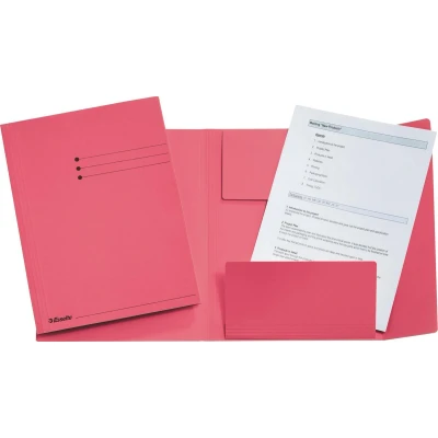 Afbeelding van Esselte dossiermap roze, ft A4