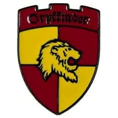 Afbeelding van Pin Gryffindor Harry Potter Metaal Rood Geel