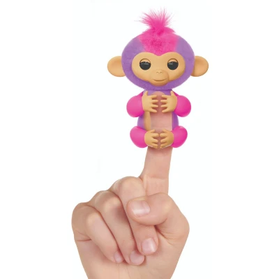 Afbeelding van Overige Merken Fingerlings 2.0 Aapje Charli + Licht En Geluid Paars