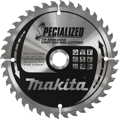Afbeelding van Makita B 09466 Cirkelzaagblad Hout (noest/spijker) 355x30x2,2mm