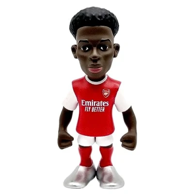 Afbeelding van MINIX Bandai Arsenal Bukayo Saka Model Verzamelbare figuur in arsenaalshirt voetbalspeelgoedassortiment Verzamel je favoriete voetbalfiguren en teams
