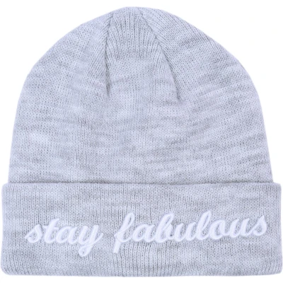 Afbeelding van Grijze muts Stay fabulous / M L