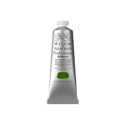Afbeelding van Winsor &amp; Newton 2320162 Professionele acrylverf, hoge dekking, kunstenaarskwaliteit, lichtecht 60ml Tube, Chromium Oxide Green