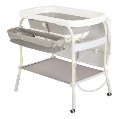Afbeelding van Cangaroo Garda Wit/Grijs 2 in 1 Badje en Luiertafel 110898