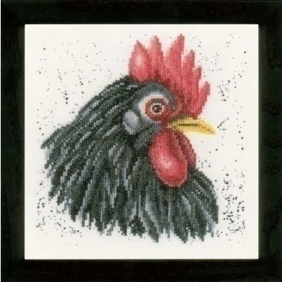 Afbeelding van Lanarte borduurpakket Zwarte Kip 0157489