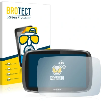 Afbeelding van BROTECT Screenprotector voor TomTom GO 600 Folie Beschermfolie matte (2 Stuks)