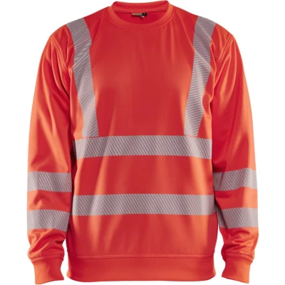 Afbeelding van Blaklader High Vis Sweatshirt 3562 2538 Rood 4XL