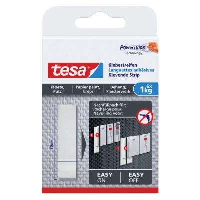 Afbeelding van Dubbelzijdige powerstrip Tesa behang en pleisterwerk 1kg
