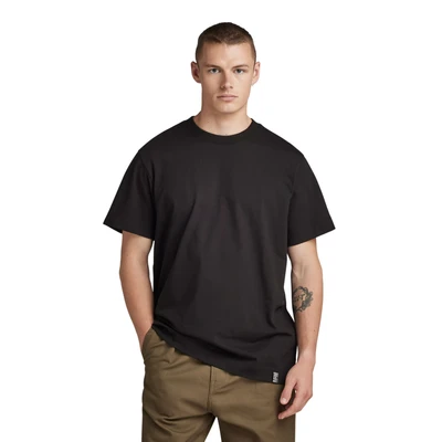 Afbeelding van G Star Essential RN BOXY Tshirt basic, Heren, Maat: Medium, Schwarz