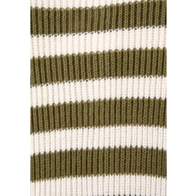 Afbeelding van Touché Privé Striped Vest, Dames, Maat: One Size, Khaki