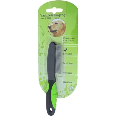 Afbeelding van Hond vlooienkam korte tand mini Gebr. de Boon