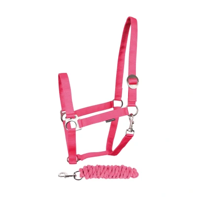 Afbeelding van Harry&#039;s Horse Halsterset Initial Pony Fuchsia
