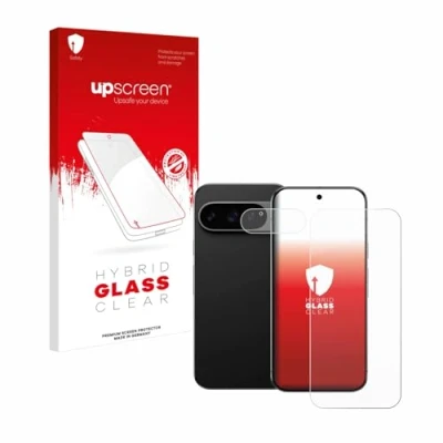 Afbeelding van upscreen Beschermfolie Screen Protector voor Google Pixel 9 Pro (Voor+Camera) Beschermglas 9H Hardheid, Antikras, Anti Vingerafdruk