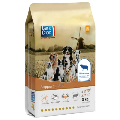 Afbeelding van Carocroc Support Gevogelte&amp;Lam&amp;Rijst Hondenvoer 3 kg
