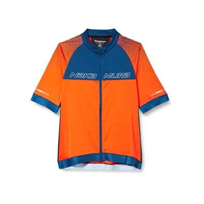 Afbeelding van Nakamura Nino T Shirt Oranje Donker/Blue Pet M