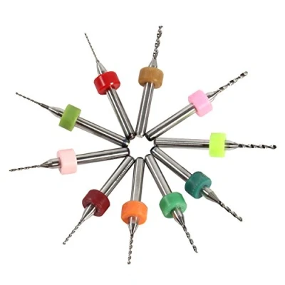 Afbeelding van 10st Micro Spiral Drill Bit Voor Printplaat Precisie PCB 0,6 Mm 1,5