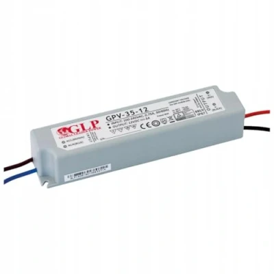 Afbeelding van GLP Waterdichte LED Voeding 12V DC 3A 36W