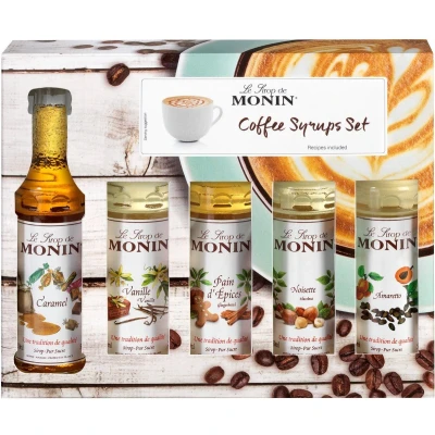 Afbeelding van Monin Cadeau Geschenk Set 5 Smaken 5cl