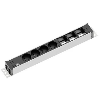 Afbeelding van Bachmann, Stekkerdoos, UNIVERSAL 4x UTE 3x CM (4 x, CEE 7/5, 7/3, 3 m)