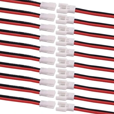 Afbeelding van LINSYRC 10 paar 2 polige JST 1S 2,0 pitch kabels mannelijk en bus stekker adapters voor Lipo accu laaddrone Syma X5C X5SW SNAPTAIN S5C