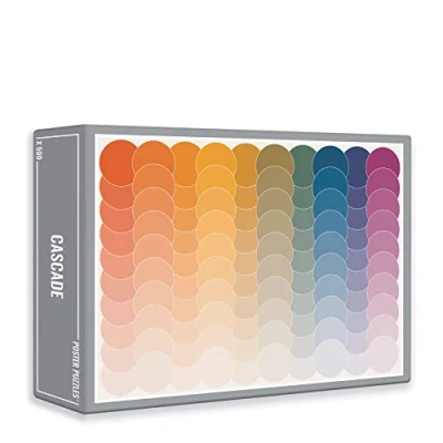 Afbeelding van Cloudberries Cascade Leuke, Makkelijke Gradiënte Legpuzzel met 500 Stukjes voor Volwassenen en een Cool Regenboogontwerp (500 stukjes)
