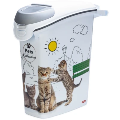 Afbeelding van Curver Voedselcontainer Kat Wit 23 liter
