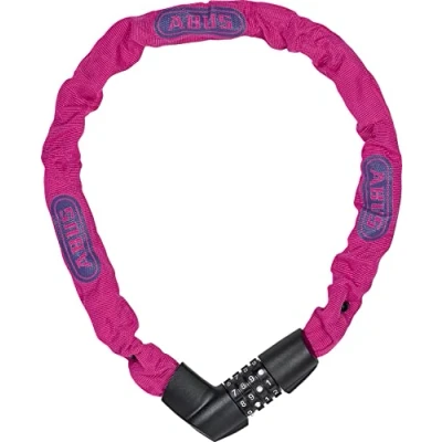 Afbeelding van Abus kettingslot code Tresor 1385/75 neon pink SL71265