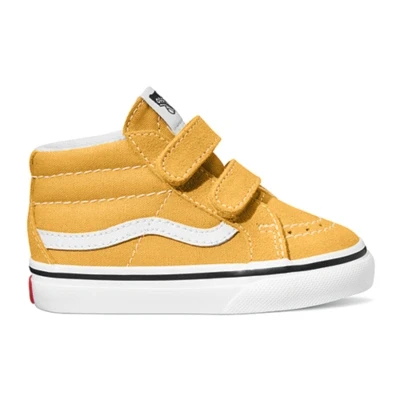 Afbeelding van Vans SK8 MID Reissue V Babyschoenen voor kinderen, Maat: 23.5, Color theory golden glow Leer