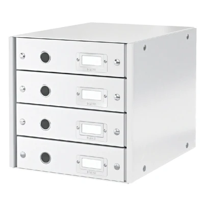 Afbeelding van Ladenbox Leitz WOW Click &amp; Store 4 laden wit