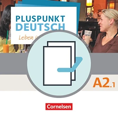 Afbeelding van Pluspunkt Deutsch A2: Teilband 1 Allgemeine Ausgabe Arbeitsbuch und Kursbuch: Leben in Deutschland. 120771 7 120574 4 im Paket