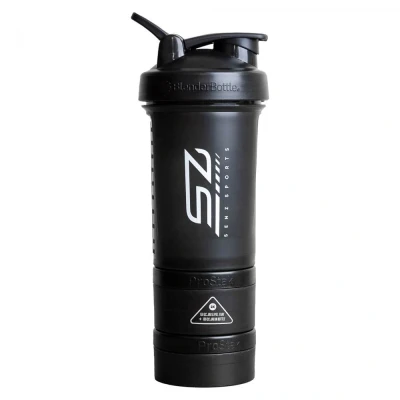 Afbeelding van Shakebeker Senz Sports Shaker met balveer en compartimenten 650ml