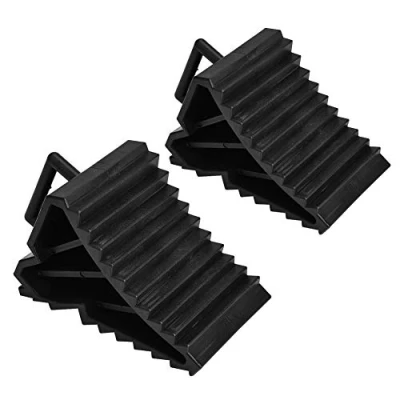 Afbeelding van VOBOR Wielklokken 2 stuks wielkisten Trailer Blokken Auto Anti Slip Blok, Band Stop Block, Stopper, Chocks Wiel Uitlijning Blok Ondersteuning Pad Voor Truck