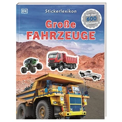 Afbeelding van Sticker Lexikon. Große Fahrzeuge: Mit über 600 Stickern. Sachwissen &amp; Stickerspaß in einem. Für Kinder ab 4 Jahren
