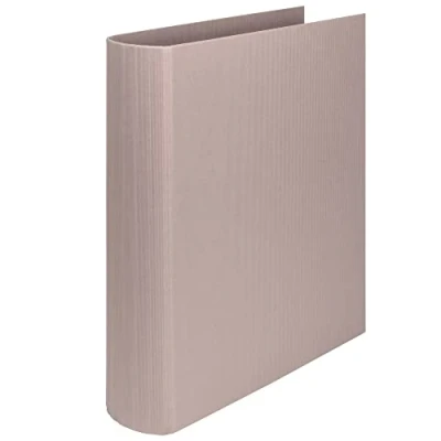 Afbeelding van Rössler Papier 1316452495 S.O.H.O. Ringband voor DIN A4, 5 cm vulhoogte, 4 rings mechanisme, taupe, 1 stuk