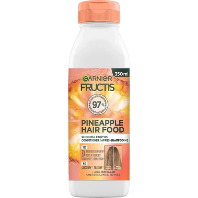 Afbeelding van Garnier Fructis Hair Food Pineapple Conditioner 350ml Lang, dof haar