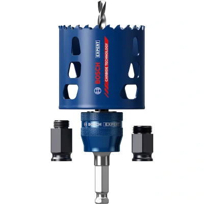Afbeelding van Bosch Accessories 1x Expert Tough Material startpakket met gatzagen (voor Hout metaal, Ø 51 mm, Accessoires Klopboormachine)