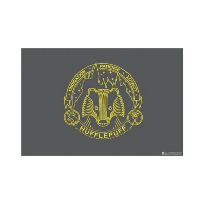 Afbeelding van Wizarding World Harry Potter Deurmat Huffelpuf 45x75cm