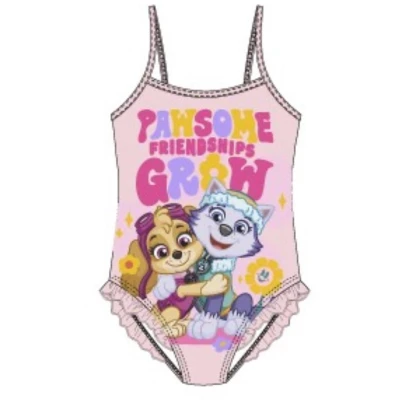 Afbeelding van PAW Patrol badpak lichtroze maat 104 Skye en Everest zwempak