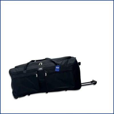 Afbeelding van Royalty Rolls Wieltas 80 cm 103 liter Reistas met Wielen Trolleytas Weekendtas Wieltjes Zwart
