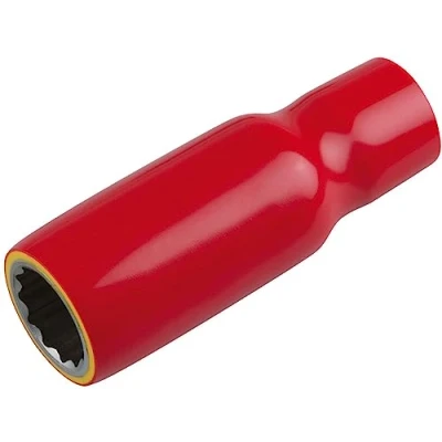 Afbeelding van KS Tools, Dopsleutel + dopmoer, 3/8&quot; Geïsoleerde inbus, lang, 22 mm (22 mm)